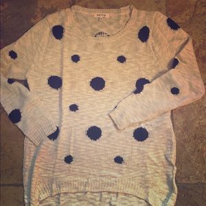 EUC Miracle Metallic Polka Dot Sweater
